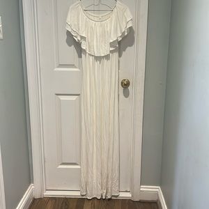 Pinkblush  off white maternity dress